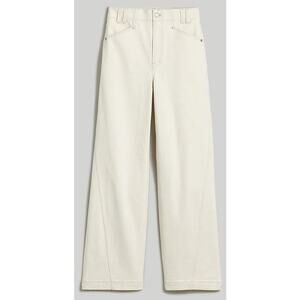 Madewell Perfect Vintage Wide Leg Snap Detail Canvas Wash Jeans US Womens 29 New